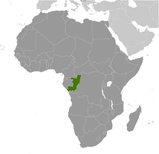 Congo, Republic of the Locator Map