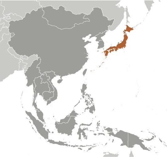 Japan Locator Map