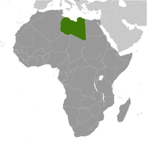 Libya Locator Map