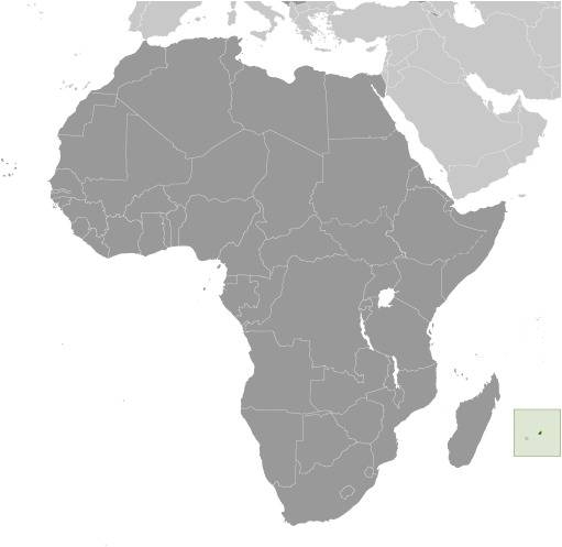 Mauritius Locator Map