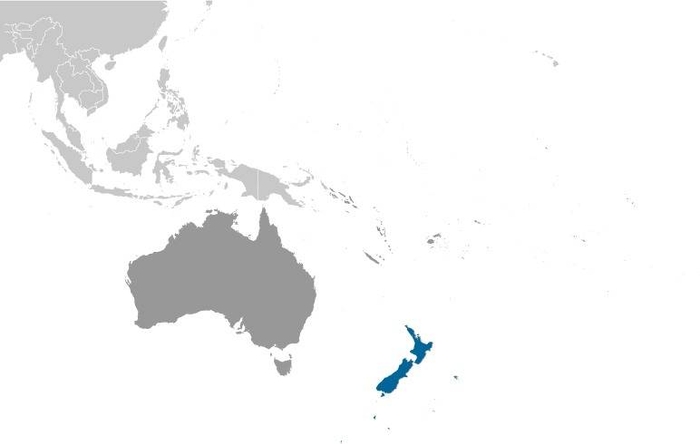 New Zealand Locator Map