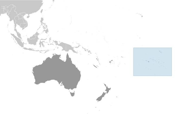 French Polynesia Locator Map
