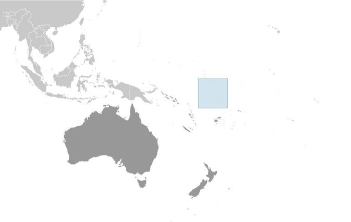 Tuvalu Locator Map