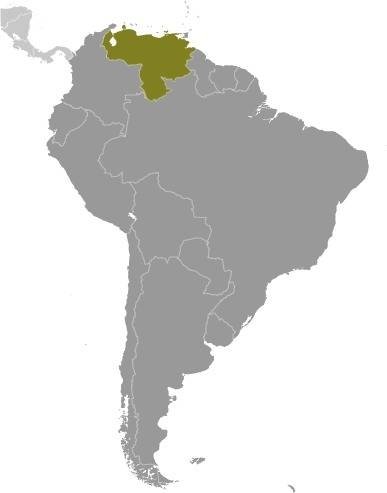 Venezuela Locator Map