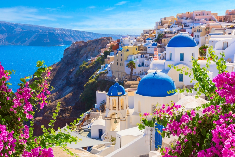 Santorini Scene